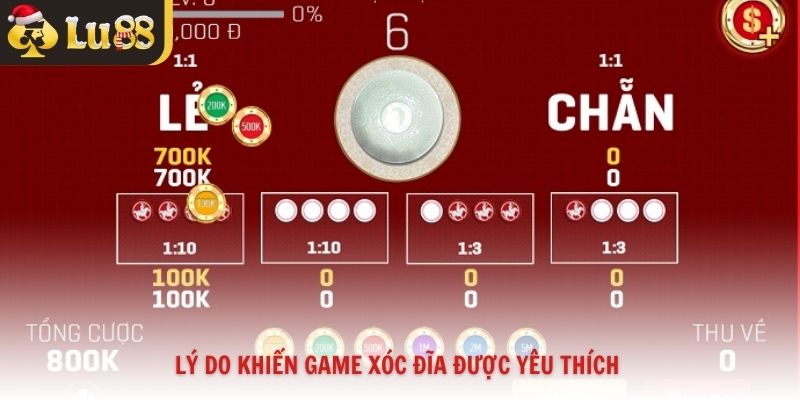 Lý do khiến game xóc đĩa được yêu thích 